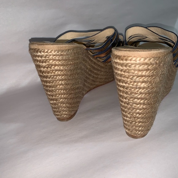 CHRISTIAN LOUBOUTIN size 38 printed wedge heels - Picture 14 of 15